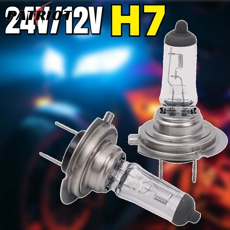 H7 หลอดไฟหน้า 24 V/12 V 100 W 70 W 55 W หลอดฮาโลเจนหลอดไฟอัตโนมัติ, ความสว่างสูง 3200 K Warm Light ส