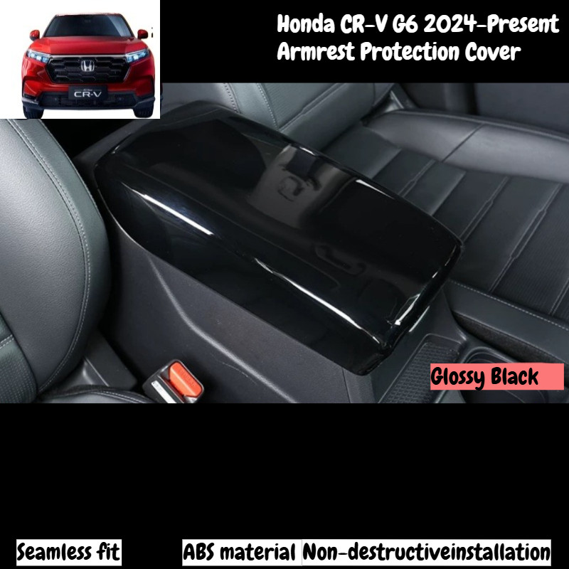 Honda CR-V CRV G6 2024++ Carbon Trim Armrest Protector สําหรับ Honda CRV 2024 รถอุปกรณ์เสริม