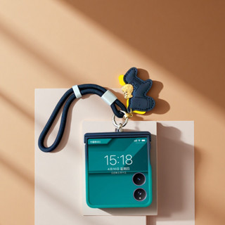 LUKEN สีดําสีเขียว Gradient สายคล้องมือบานพับสําหรับ Samsung…