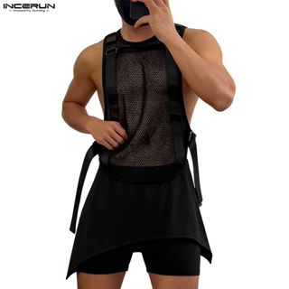 INCERUN บอมเบอร์ตัวบนแบบลูกไม้พร้อมดีไซน์เปิดโล่งสำหรับผู้ชา…