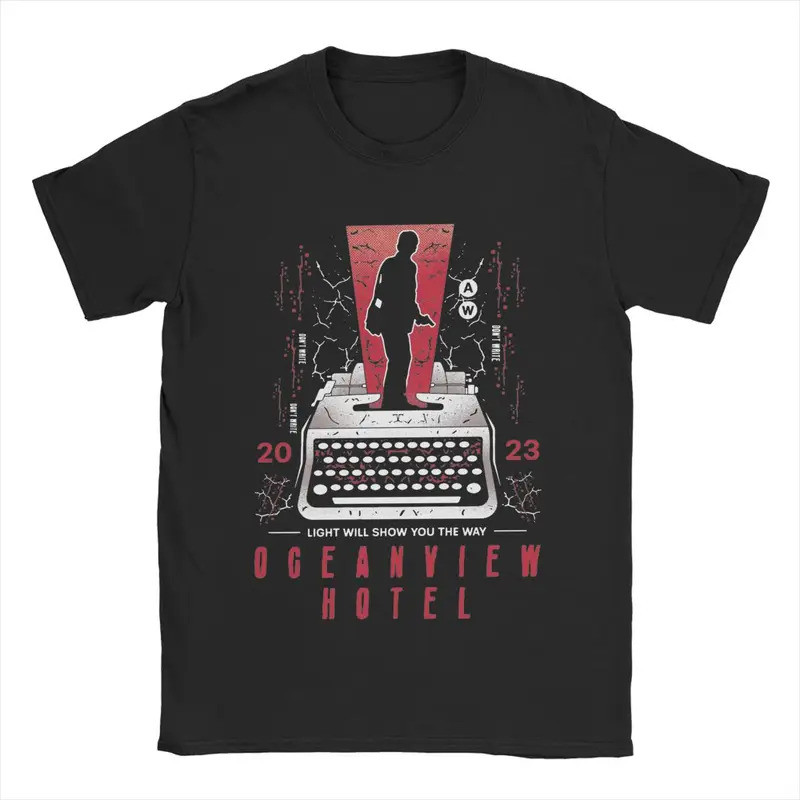 เสื้อยืด Hipster Dont Write Alan Wake 2 สำหรับผู้ชาย คอกลม ผ้าฝ้ายแท้ แขนสั้น ไซส์ใหญ่