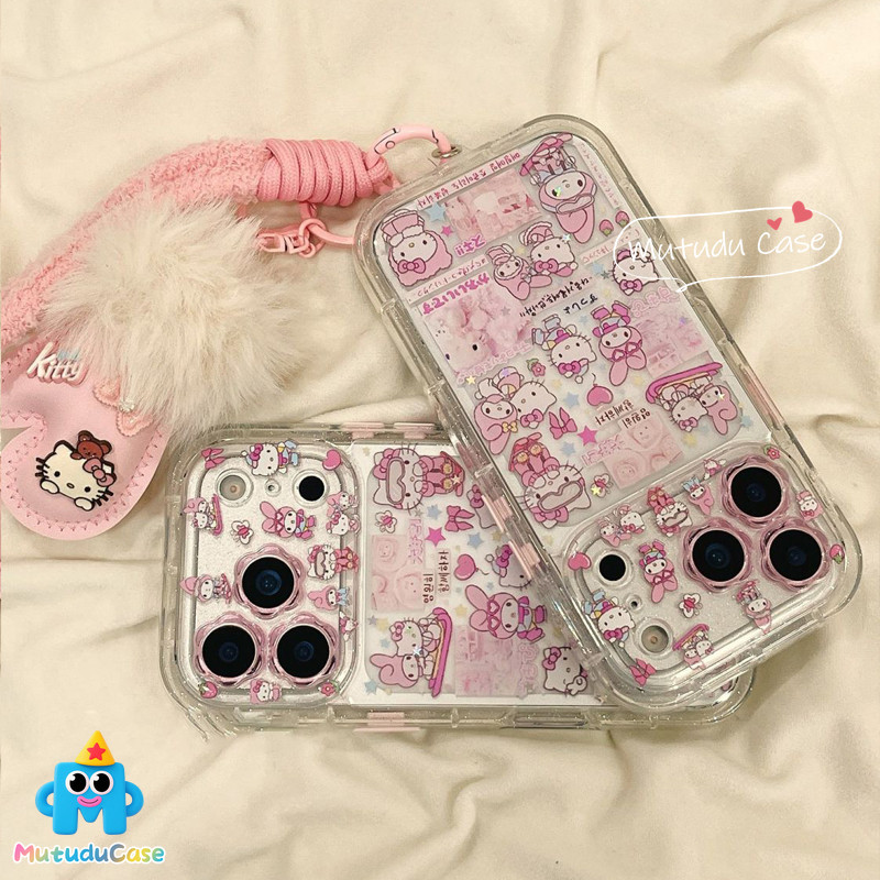 สำหรับIPhone 15 17 13 11 air 16 12 14 Pro Max X XR XS Max 16 15 7 8 Plus SEเคสใสลายตุ๊กตาการ์ตูน ม้า2026 ฮิต
