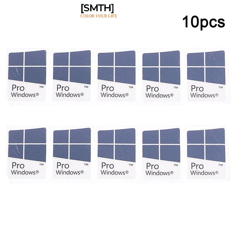 [SMTH] 10 ชิ้น Blue Notebook Desktopputer Windows10 Stier WIN10 PRO Label สต็อกใหม่