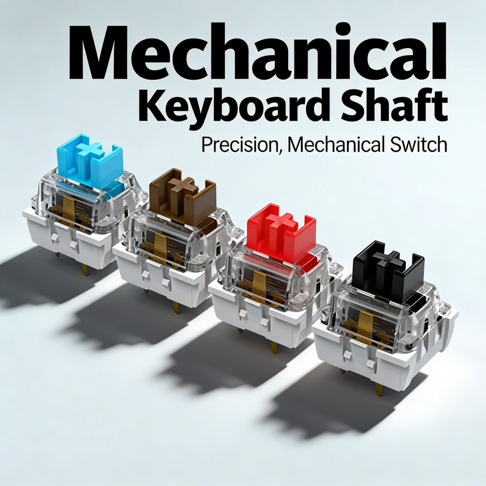 🔥ปุ่มสวิตช์ Switch Mechanical Keyboard 🔥ปุ่มสวิตช์คีย์เพลา 🔥Precision Mechanical Keyboard Shaft Body