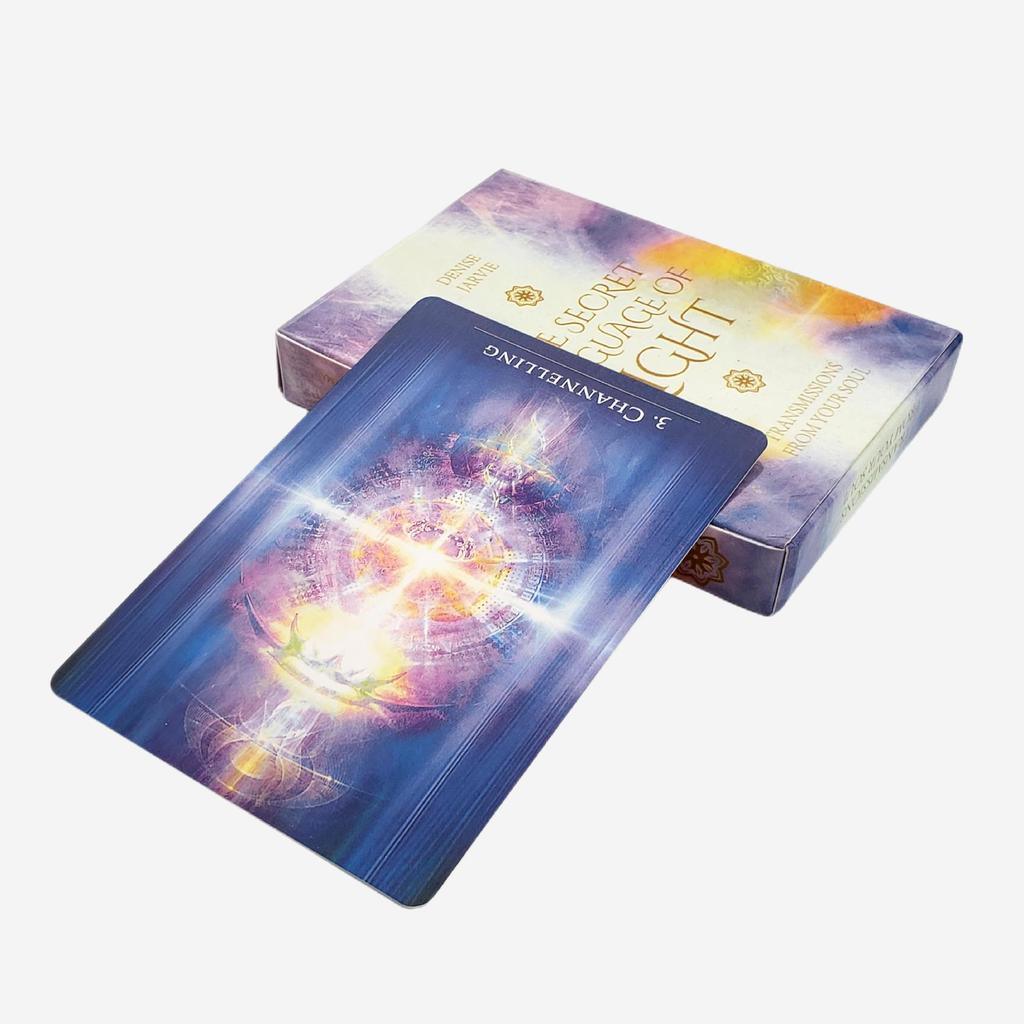 [คลังสินค้าพร้อม] 10.5 * 7.5 ซม. ภาษาลับ Oracle Card English Board Game Card Game ความลับของแสง Part