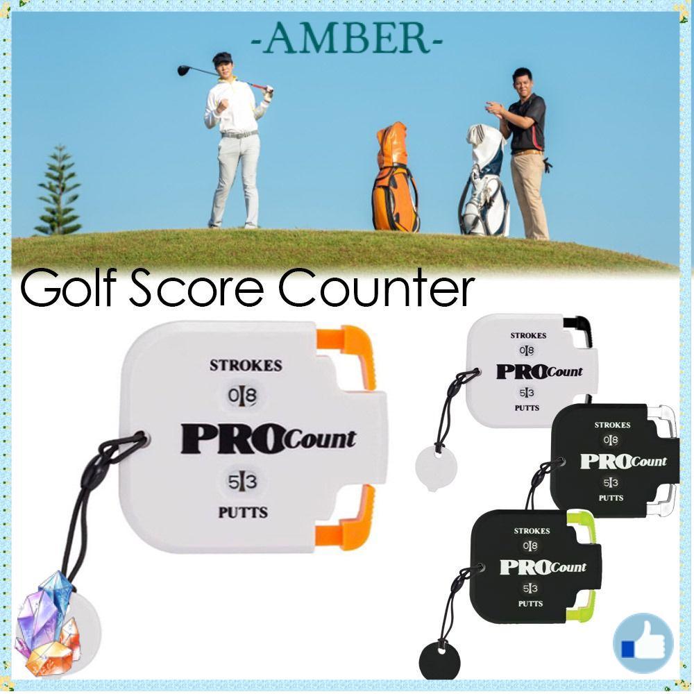 AMBER Golf Score Counter Portable Mini Handy Putt Score Counter