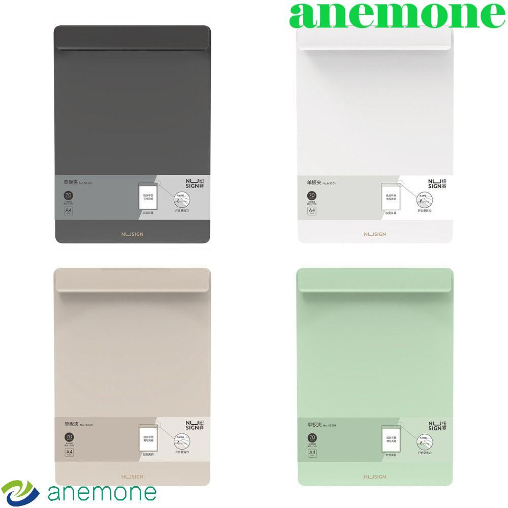 ANEMONE Manager กระดานลายเซ็น,หมายเหตุโฟลเดอร์กระดาษทนทาน A4 แฟ้มโฟลเดอร์ Clamp, โฟลเดอร์เอกสารวาดเขียน Thicken แผ่นเขียนกระดาษ Organizer เครื่องเขียน