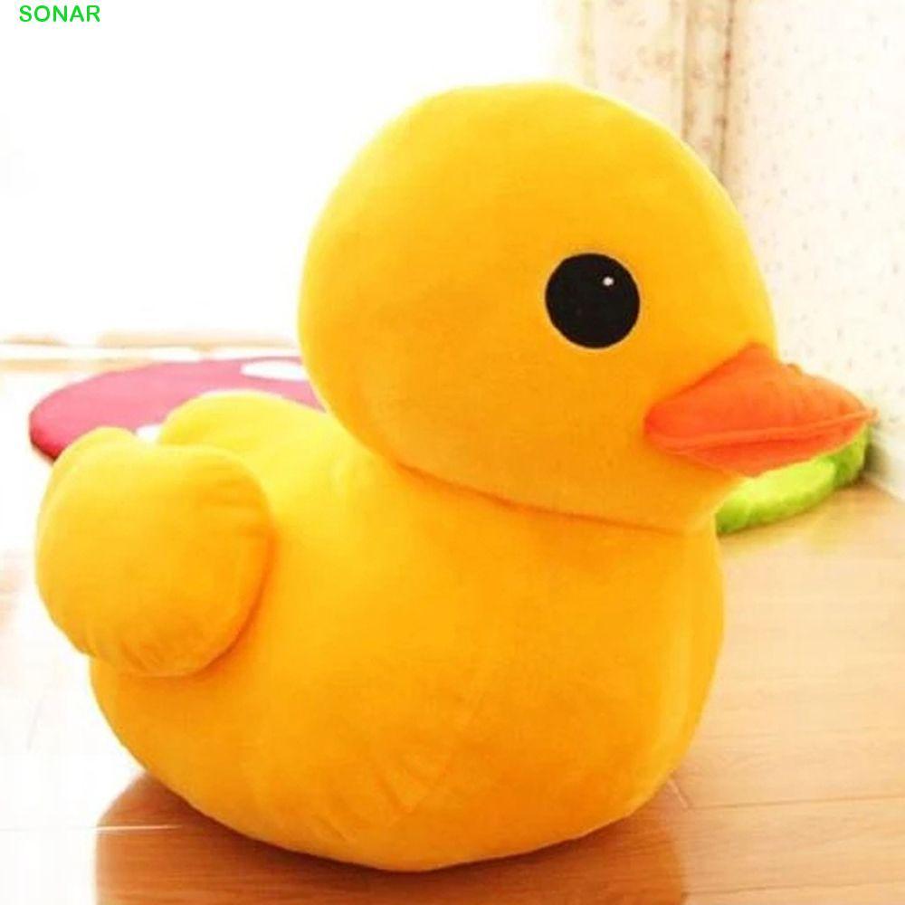 โซนาร์ ตุ๊กตาเป็ดสีเหลืองของขวัญวันเกิดสําหรับเด็กตุ๊กตาสัตว์หมอนเบาะนุ่ม 20 ซม.30 ซม.เป็ด หรูหรา ของเล่น