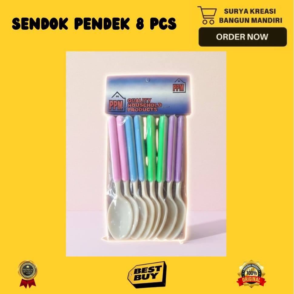 8 ชิ้น CHILDRENS SPOON - TEA SPOON - CAKE SPOON - BABY SPOON - SNACK SPOON - MPASI SPOON