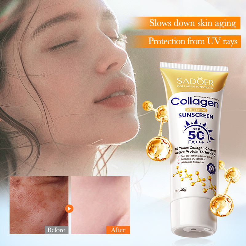 ครีมกันแดด SADOER SADOER Bone Collagen Anti-Wrinkle Whitening Sunscreen Anti-Ultraviolet#03