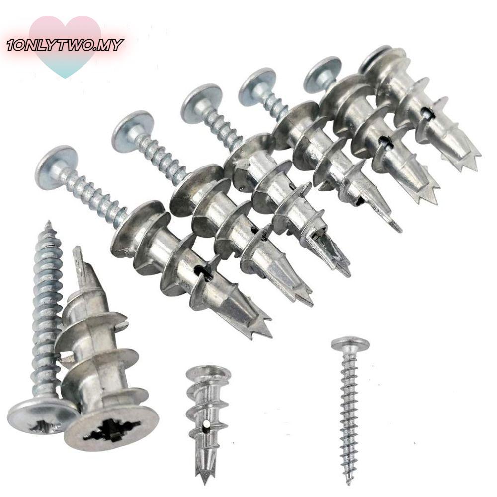 1ONLYTWO 20 แพ็คสกรูขยาย Wall Anchors Heavy Duty Drywall Anchors