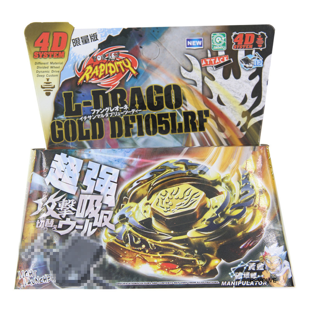 BX TOUPIE BURST BEYBLADE hads kerbecs Gold L Drago Destructor Destroi DF105LRF destructer พร้อม LAUN