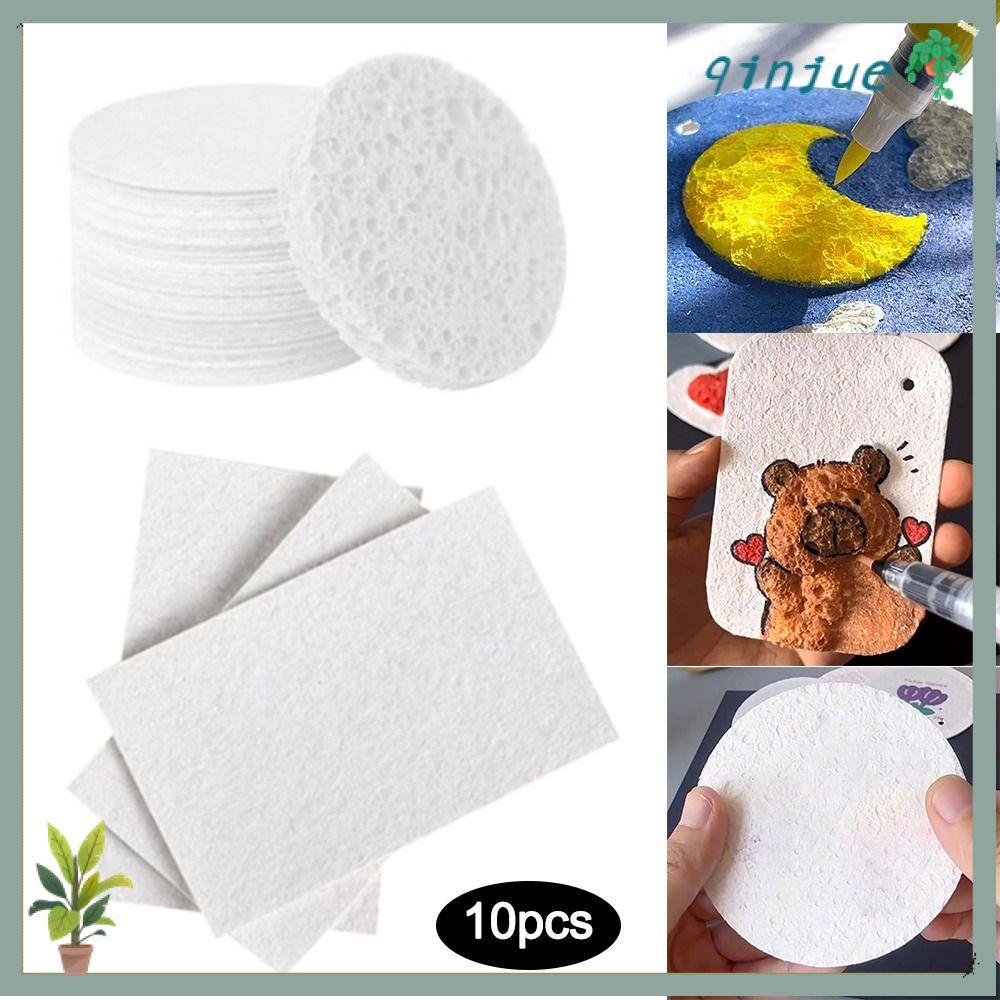 QINJUE 10 ชิ้น Puffy Texture กระดาษ, โฟมของเล่นเพื่อการศึกษา Texture ภาพวาดกระดาษ, Creative หัตถกรรม