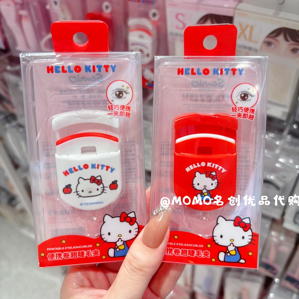Mini minis hellokitty Portable Curling Eyelash Curler Hello Kitty Long Lasting Shaping Eyelash Device