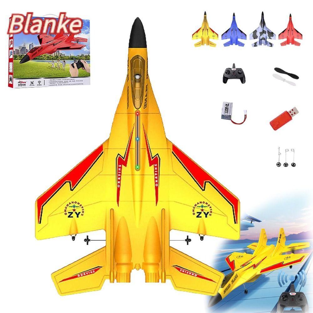 BLANKE รีโมทคอนโทรล Fighter Jet, ZY-530 โฟม 2.4ghz Rc รีโมทคอนโทรล Fighter Plane, USB ชาร์จไฟฟ้าที่ม