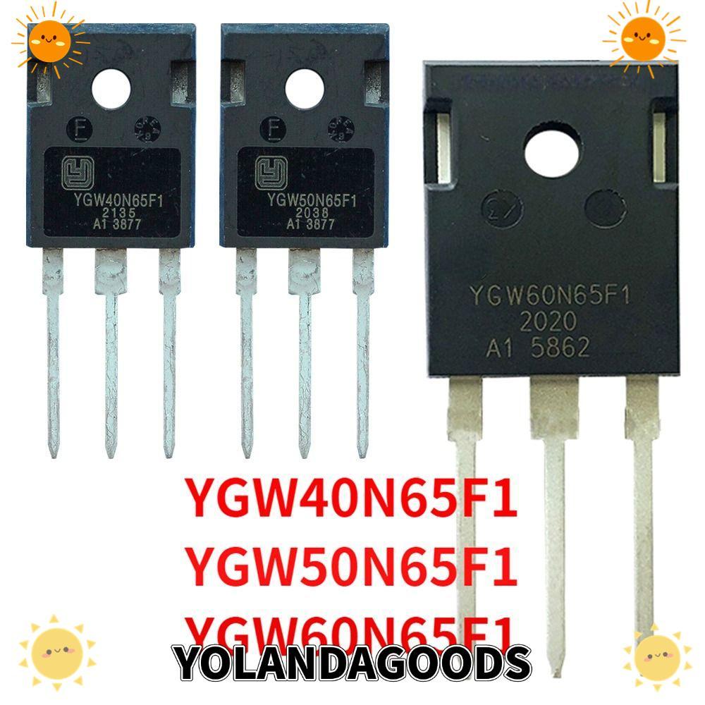 YOLANDAGOODS1 2 ชิ้น IGBT อินเวอร์เตอร์ 40A/50A/60A YGW40N65F1 ใช้งานทั่วไป YGW60N65F1