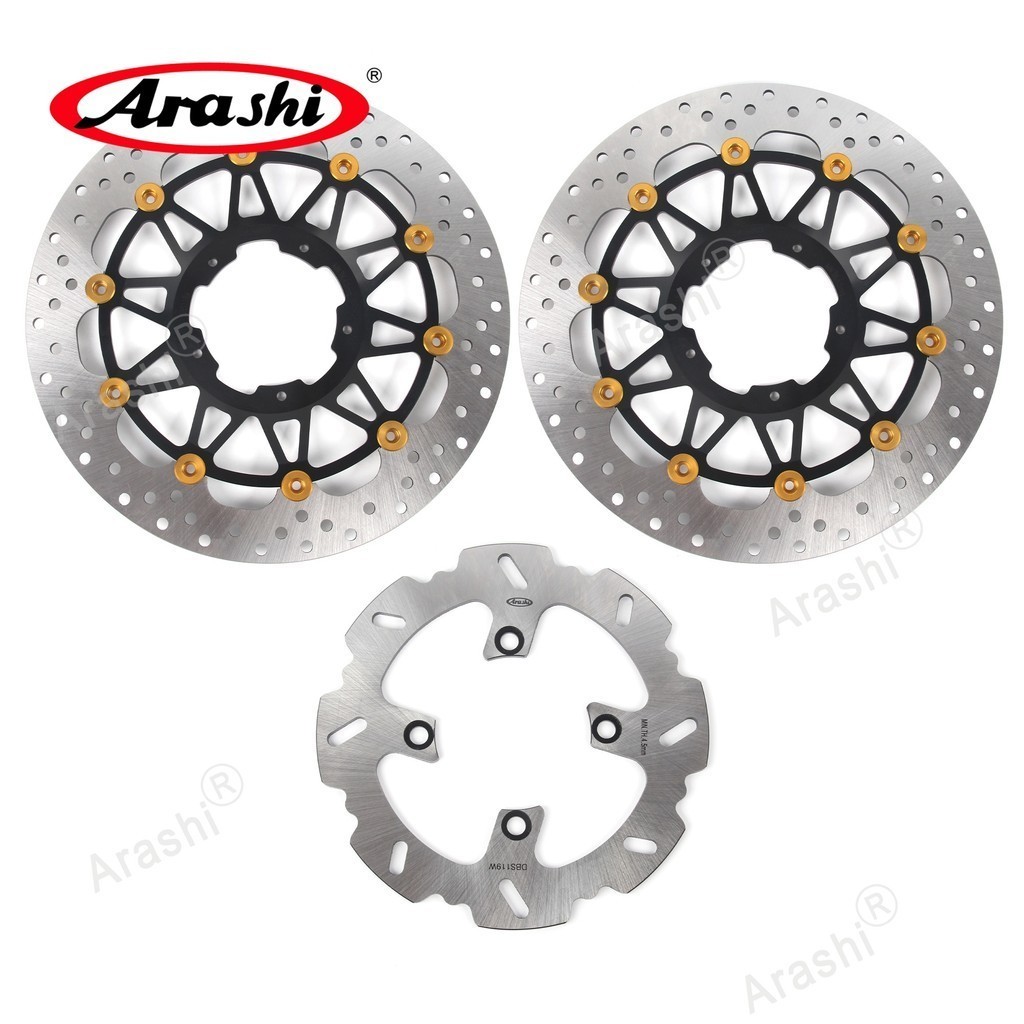 Arashi 7075-T6 ด้านหน้าด้านหลังเบรคดิสก์โรเตอร์ชุดสําหรับ HONDA CBR1000RR-R CBR1000RRR 2020 - 2025 /