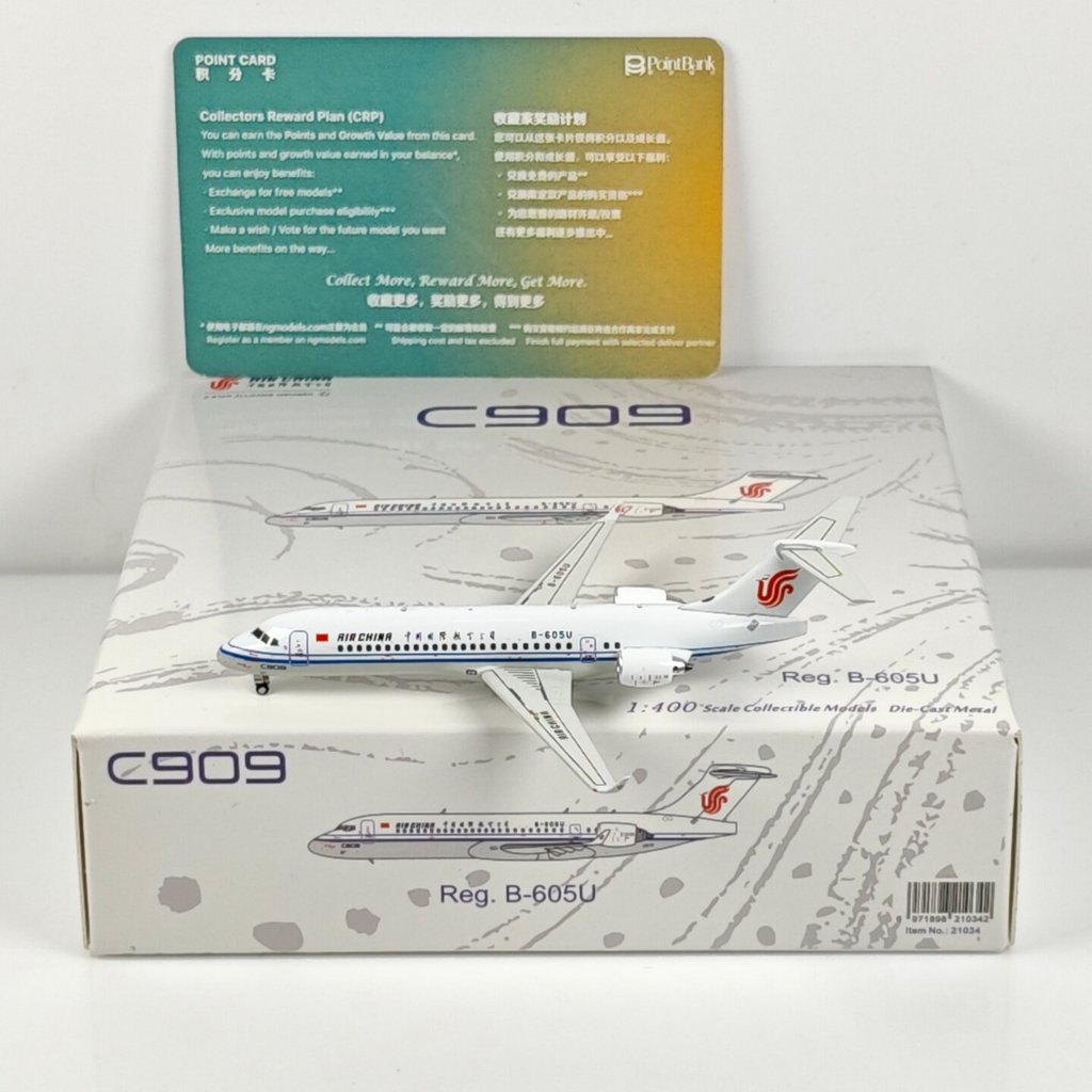 NG 21034 21035 1: 400 China International Airlines C909 B-605U B-650W รุ่นโลหะผสม