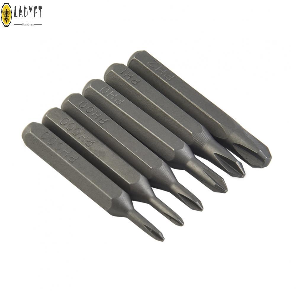 ดอกไขควงไขว้ 5 ชิ้น PH0000 PH000 PH00 PH0 PH1 PH2 4 มม. Hex Shank