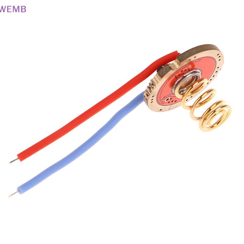 WEMB 1 PC 5A 3V ไฟฉาย LED Driver 17 มม.5 โหมดแผงวงจรสําหรับ XHP50.2 MKR XHP70.2 XHP90 ไฟฉายไฟฉายโคมไ