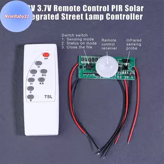 ONEBABY 3.2V 3.7V รีโมทคอนโทรล PIR พลังงานแสงอาทิตย์แบบบูรณาการโคมไฟถนนเซ็นเซอร์แผงวงจรพร้อมคอนโทรลเลอร์ TH