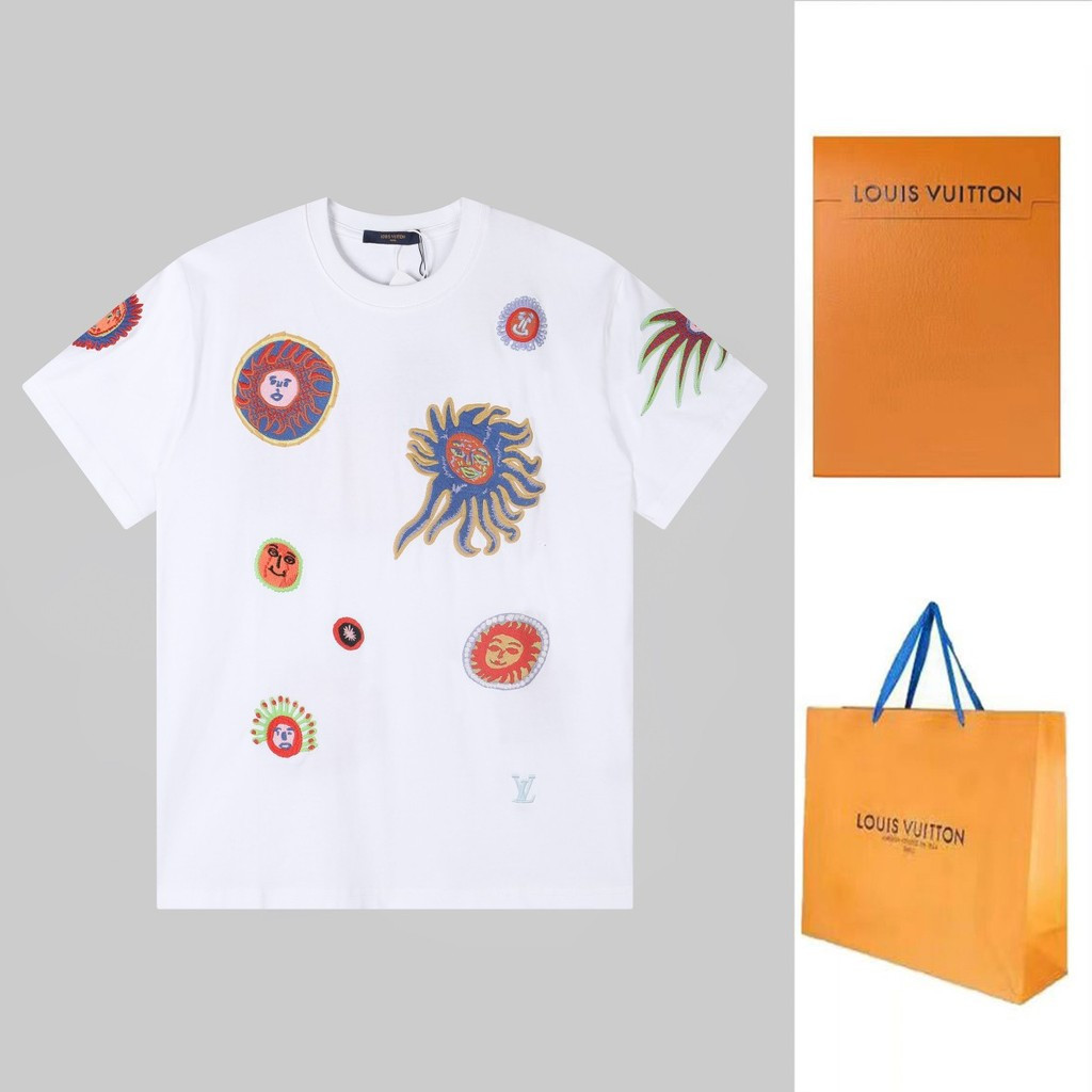 LO% UIS VU & ITTON/L @ V2026 Star คลาสสิกรอบคอแขนสั้นเสื้อยืดผู้ชายผู้หญิง Co-Branded ด้านในกีฬากลาง