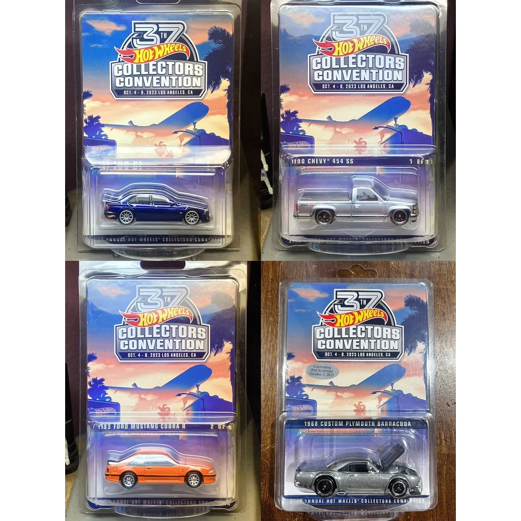 Hot Wheels 1/64 37th Collectors bmw นิทรรศการ cobra r m5 Plymouth barracuda 454 ss 37th rlc bmw m5 1