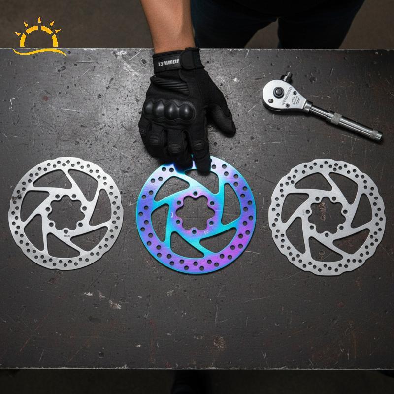 [Wi] 1 ชุดสําหรับ Kukirin G2 Pro/G2 MAX สกู๊ตเตอร์ไฟฟ้า 140 มม.สแตนเลสแผ่นดิสก์เบรค Roter อะไหล่ Kuk