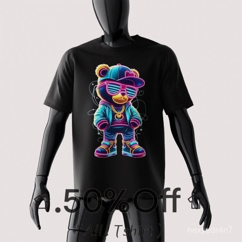 Fast Delivery 3D Bear T-shirt DT0540