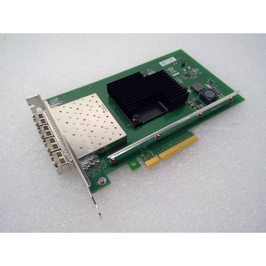 Intel X710-DA4 FH 10GBe SFP+ อะแดปเตอร์เซิร์ฟเวอร์พอร์ต Quad NIC PCIe x8 3.0 OEM