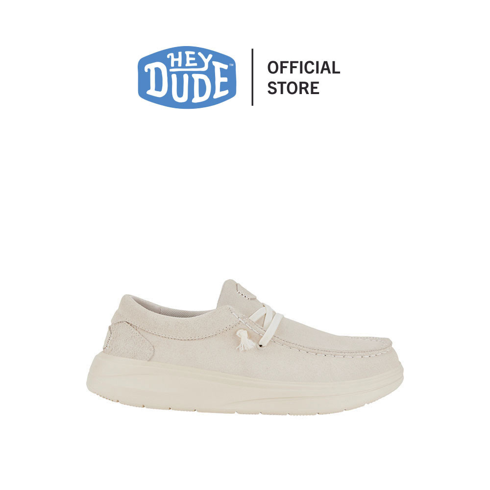 HEYDUDE รองเท้าลำลองผู้หญิง WENDY COMF SUEDE รุ่น 42641-105 - IVORY