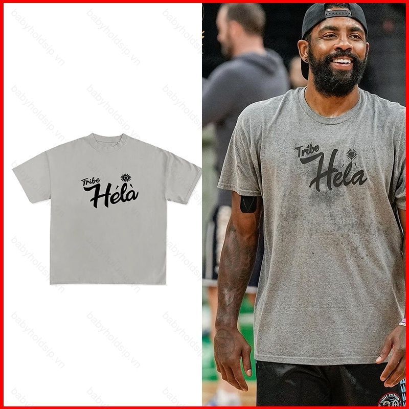 เสื้อยืดแขนสั้น NBA Kyrie Irving สำหรับฤดูร้อน