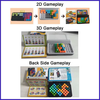 【🇹🇭พร้อมส่ง】IQ 3D ปริศนาเกมตรรกะ IQ Puzzler เด็กสมาร์ท IQ เกมปริศนาการศึกษาเกมกระดาน Pro สมอง Teaser ครอบครัว IQ สําหรับเด็ก