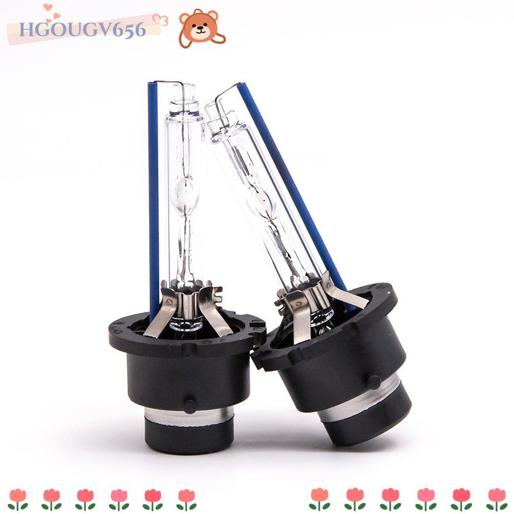 HGOUGVT ไฟหน้าซีนอน 2 ชิ้น, Warm White Direct Replacement HID ไฟหน้า, 35W 4300K/6000K/8000K D2S D2C 