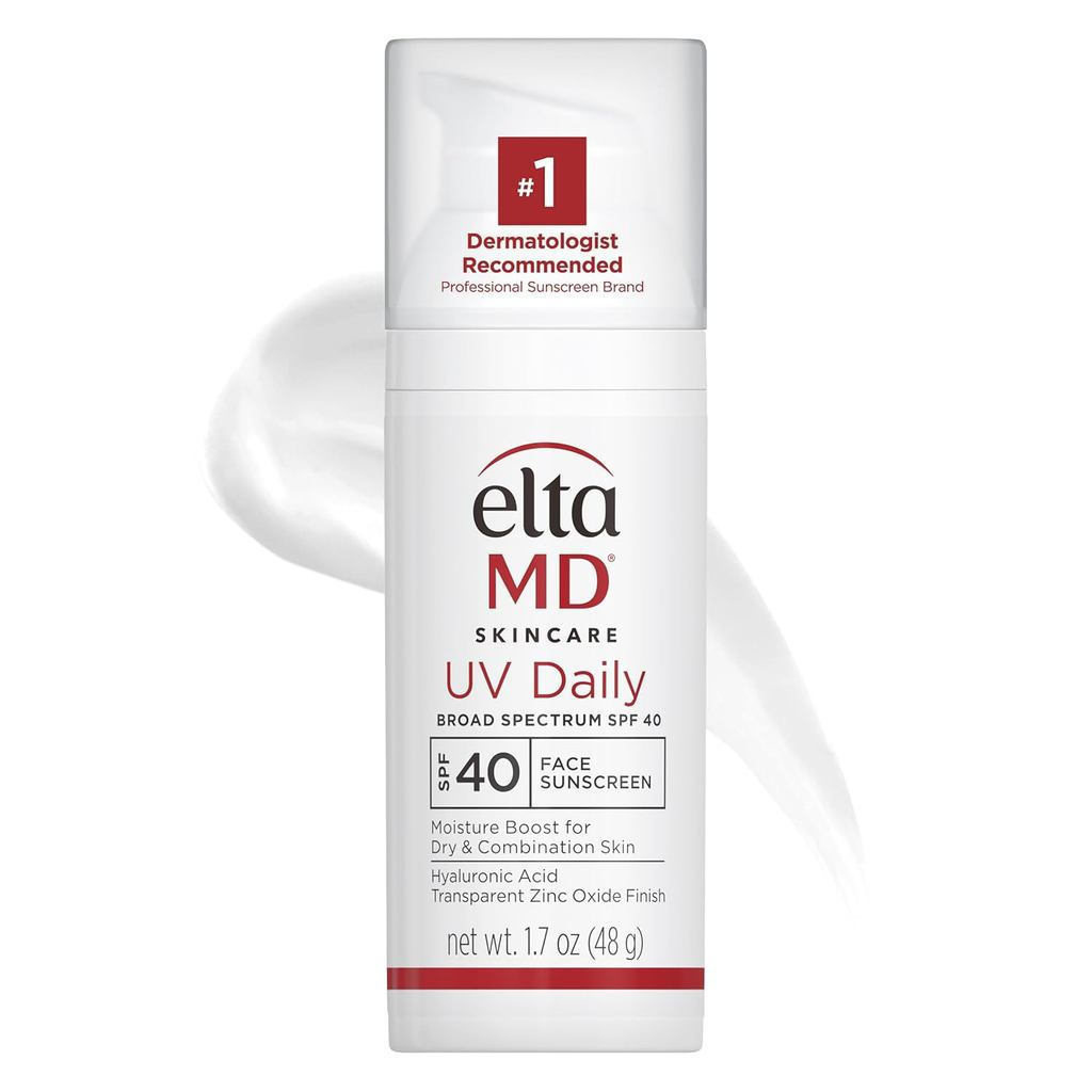 EltaMD UV Daily Sunscreen SPF 40 Zinc Oxide Facial Moisturizer, Daily Facial Moisturizer พร้อม SPF, 