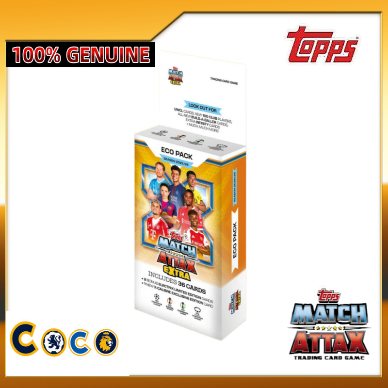 25-26 TOPPS Match Attax EXTRA Champions League MA Football Star Card ECo Packs Box Card Collection Card