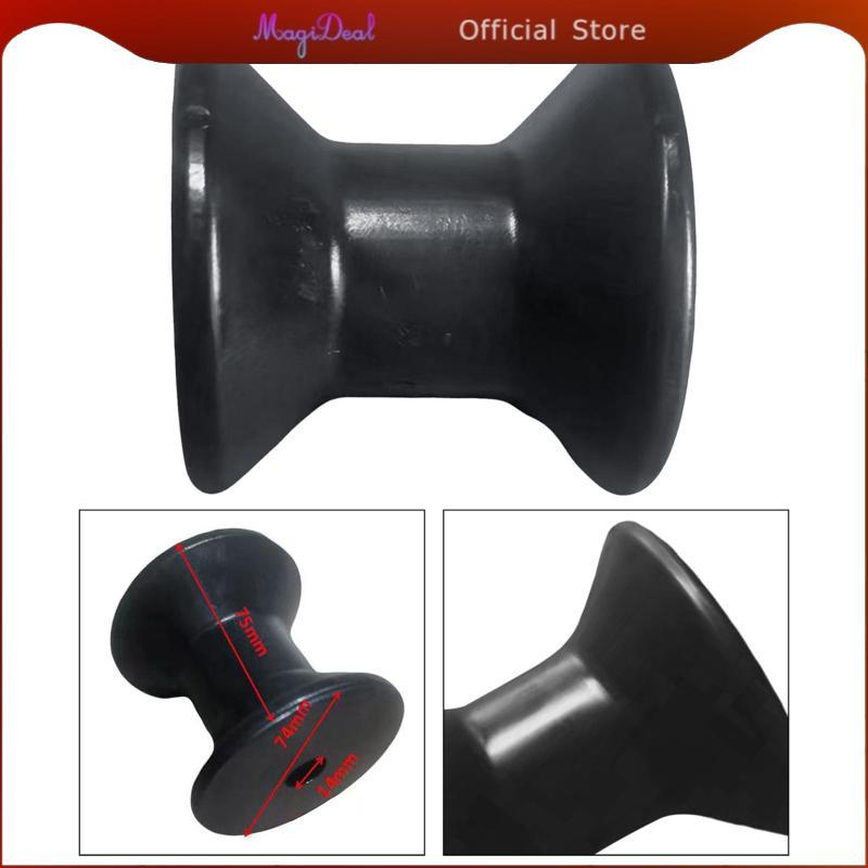 MagiDeal Marine Boat Trailer Roller Trailer Bow Stop Roller สําหรับ Docks โกดัง