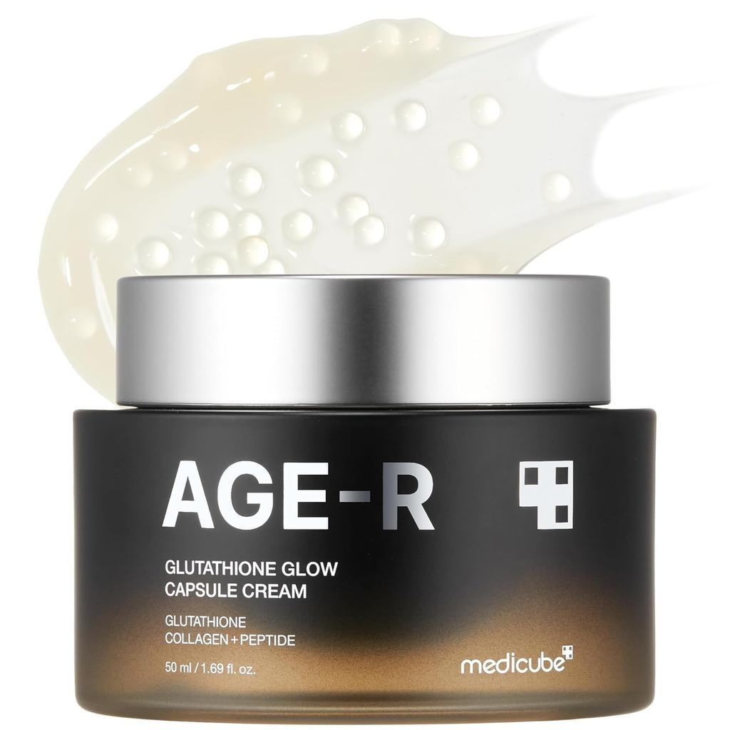 Medicube AGE-RGlow Capsules, มอยเจอร์ไรเซอร์สําเร็จรูปสําหรับการยกกระชับใบหน้า, คอลลาเจนเปปไทด์เพื่อ