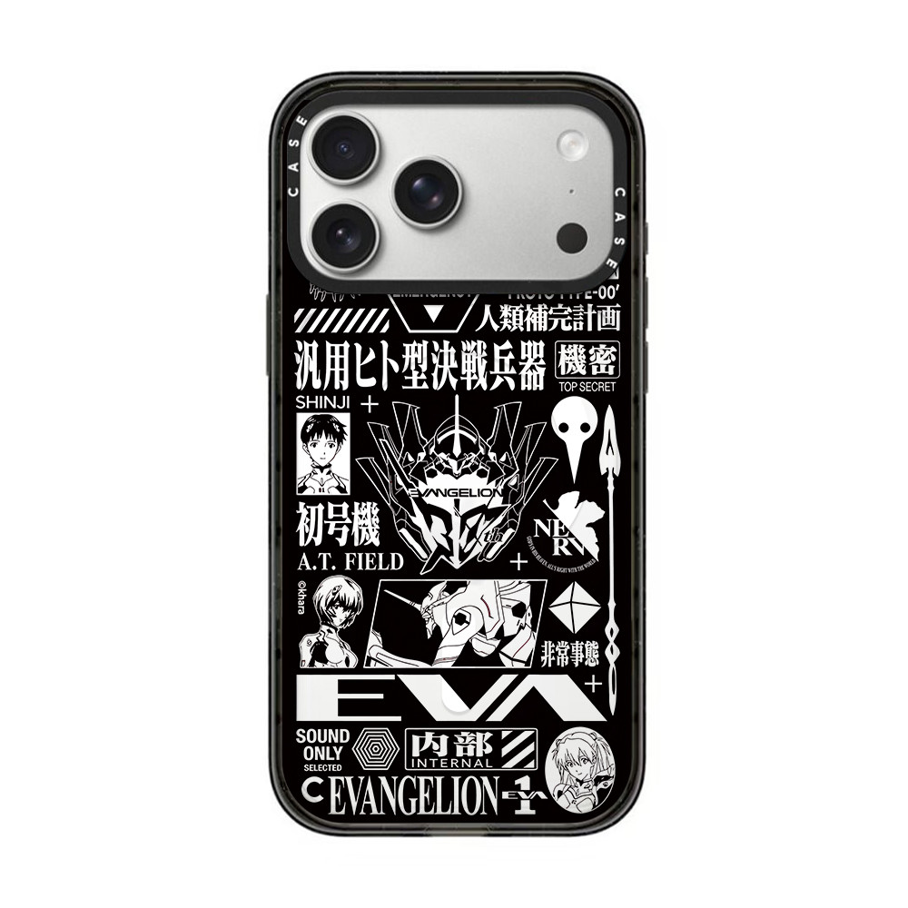 ใหม่ Neon Genesis Evangelion 2.5 อะคริลิคแม่เหล็กแกะสลัก Productive hard สําหรับ iPhone 17 16 15 14 13 12 11 Pro Max Plus กันกระแทกฝาครอบป้องกัน
