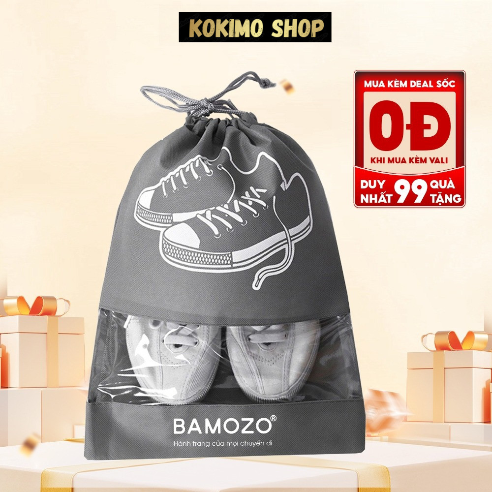 กระเป๋าใส่รองเท้าแบบมีเชือกรูดสะดวกสําหรับกระเป๋าเดินทาง_Tdg