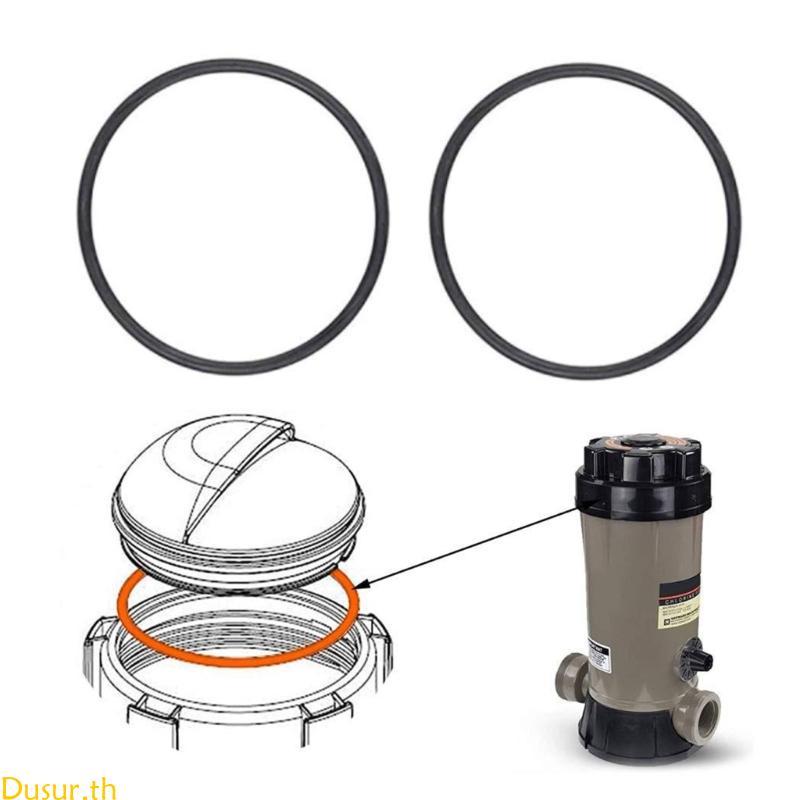 Dusur 2 6 ชิ้น CLX200K เปลี่ยน O-Rings สระว่ายน้ํา Chlorinator ฝาปิดสําหรับ CL200 CL220