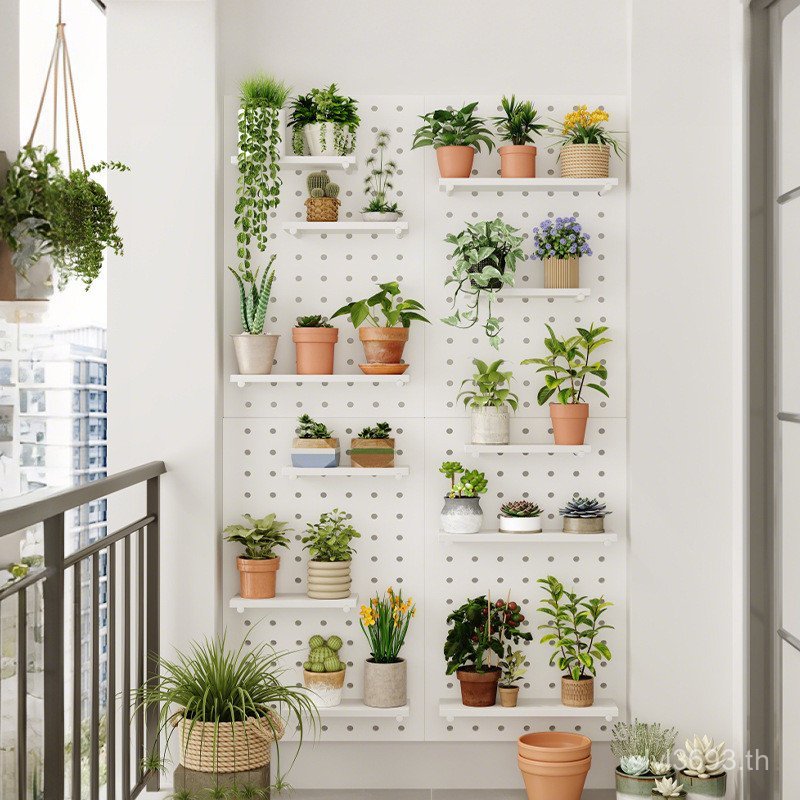 Board Flower Rack Tool Wall Board Wall Board Wall Shelf Shelf Hole QONR