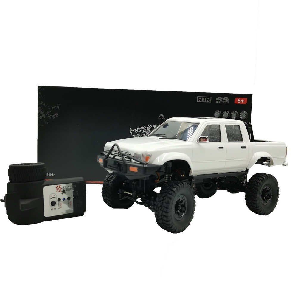 In stockZenithRC WPL C64-1 RC รถ 1/16 2.4G Full Scale 4WD ผู้ใหญ่รถปีนเขารถออฟโรด C24 รถกระบะรถบรรทุกรีโมทคอนโทรล