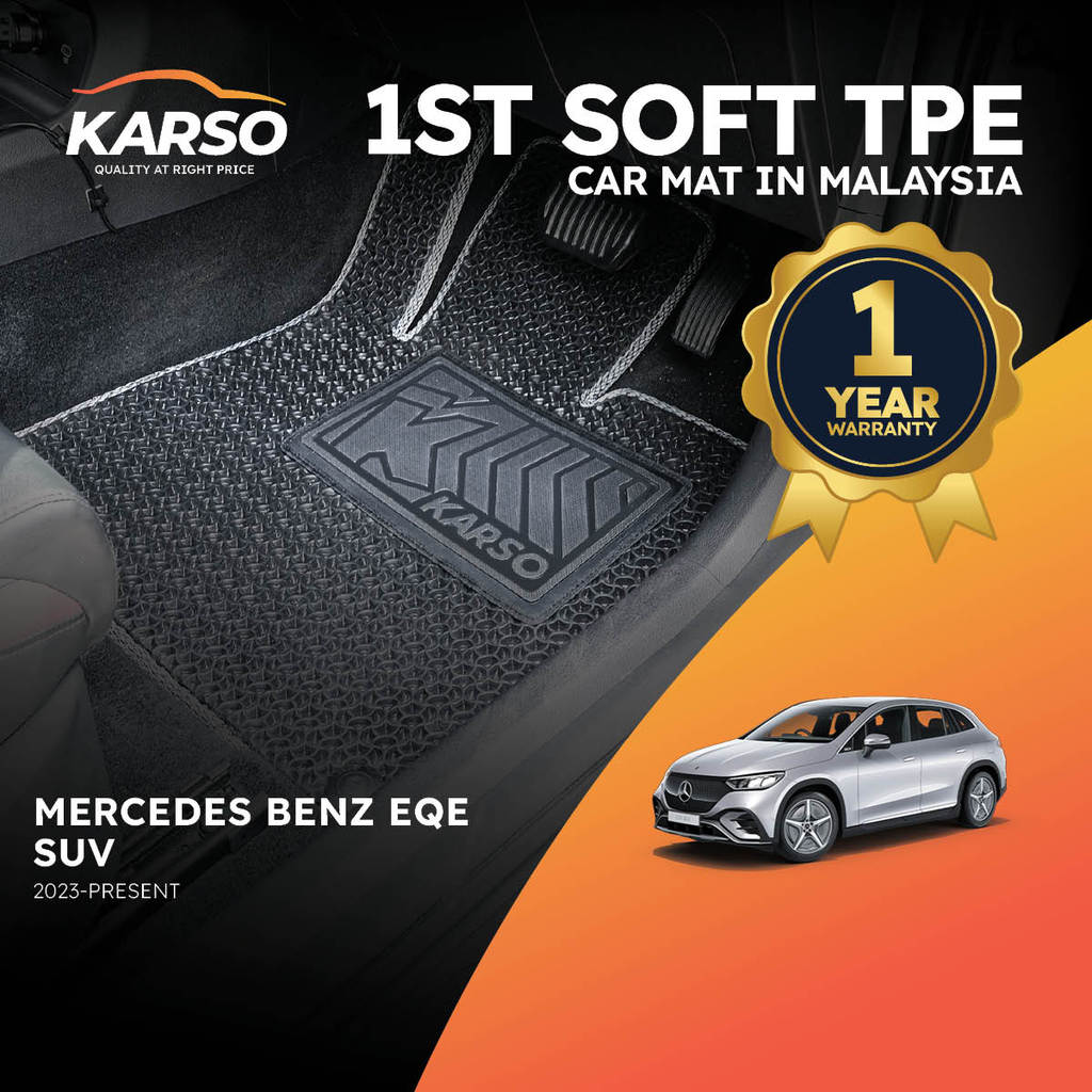 Karso Karpet Kereta พรมรถยนต์ Mercedes Benz EQE SUV (2023-ปัจจุบัน)