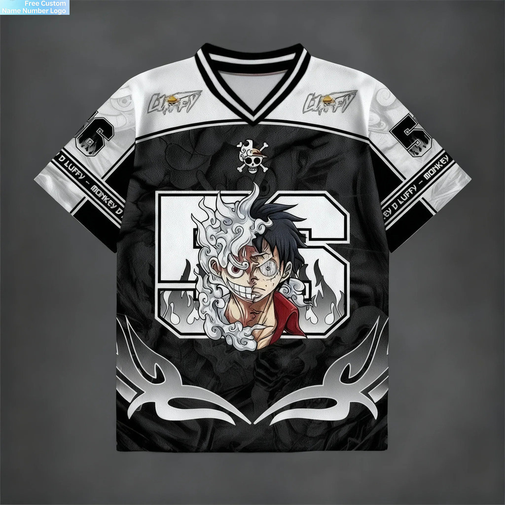 Jersey One Piece จาก Bandai แบบAnime 3D สำหรับฤดูร้อน สไตล์ใหม่ เหมาะสำหรับผู้ใหญ่ทั้งชายและหญิง