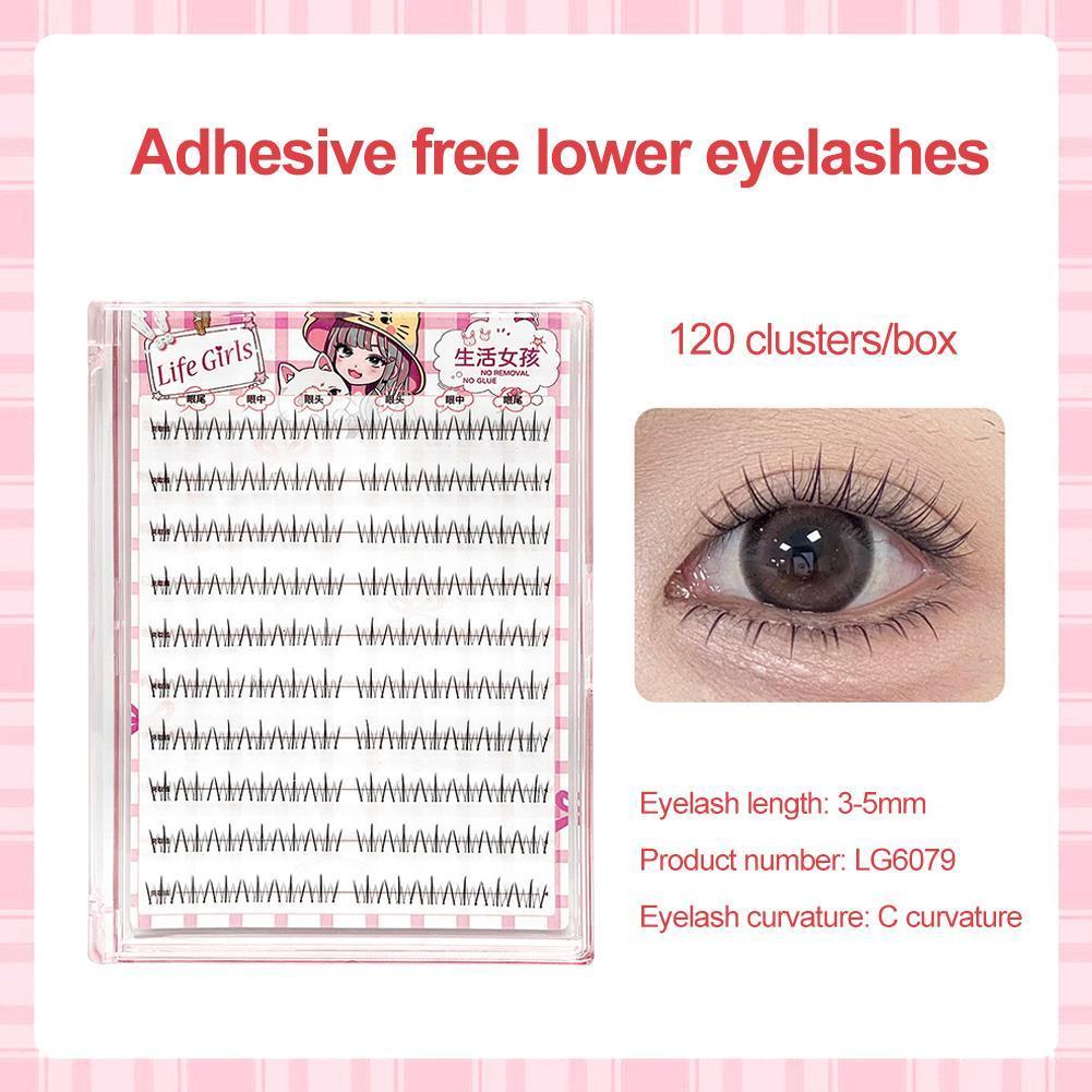 Life Girls ชุดขนตาปลอมกาวใสความจุขนาดใหญ่ม้วนภาพและ U4q5