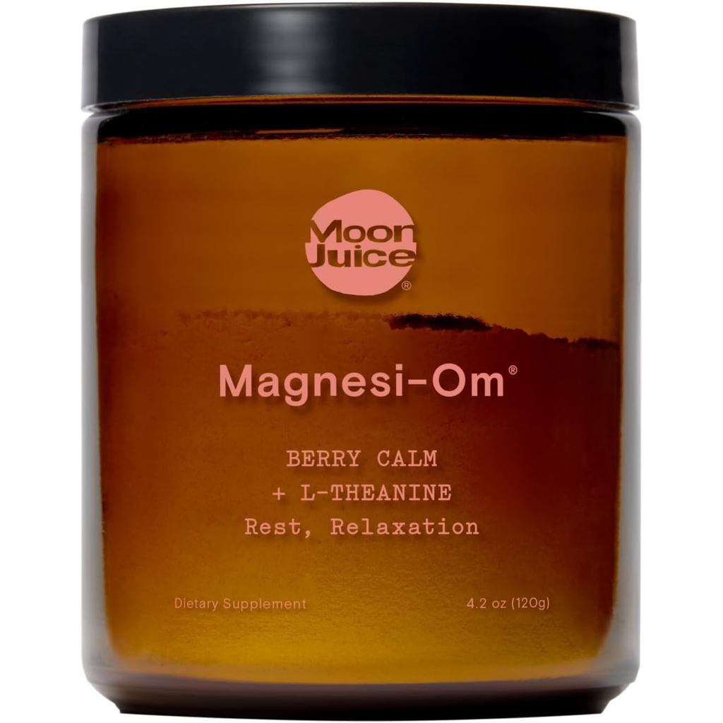 Moon Juice Magnesi-Om Magnesium Powder plement - Chelated Magnesium Complex + L-Theanine Blend for R