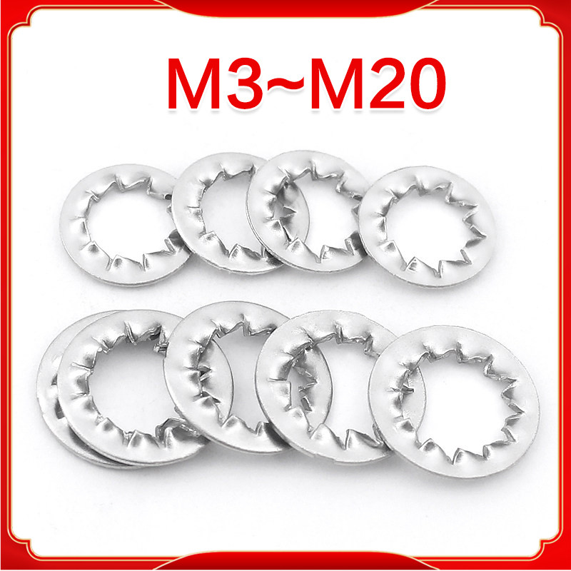 แหวนจักร ใน ถี่ใน กันคลาย สแตนเลส  / Internal Toothed Lock Washer  สแตนเลส 316 Stainless 316 SUS316 