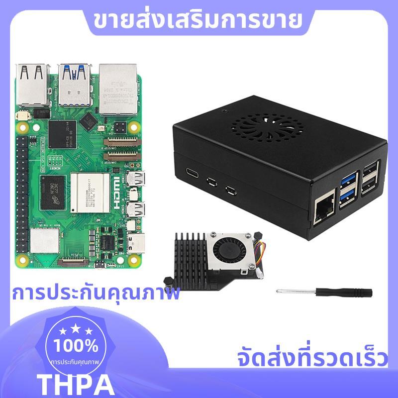 สําหรับ IRasptek Kit สําหรับ 5 8GB RAM 8GB Board Pi5 Metal Case Active Cooler .paudnefth