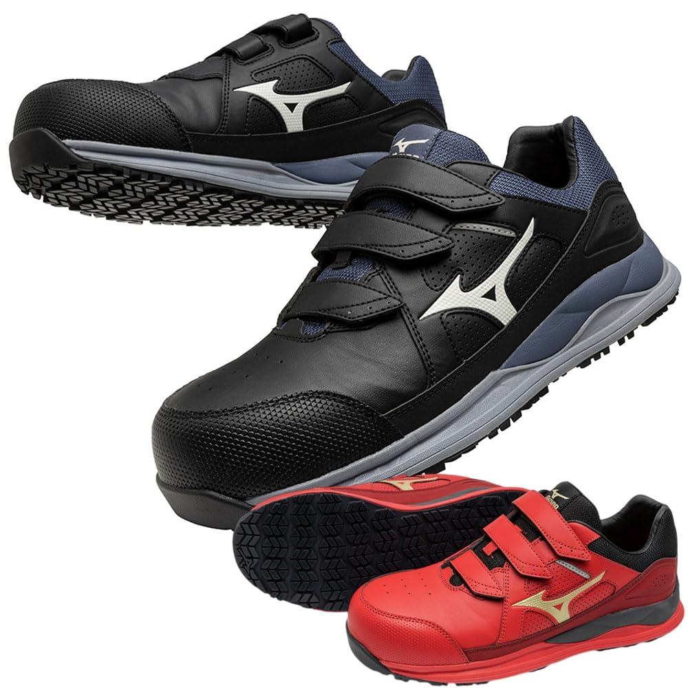 Mizuno Safety Shoes Work Sneakers All-Mighty HWII 22L Low Cut Unisex with 3 Strap Design and W II So